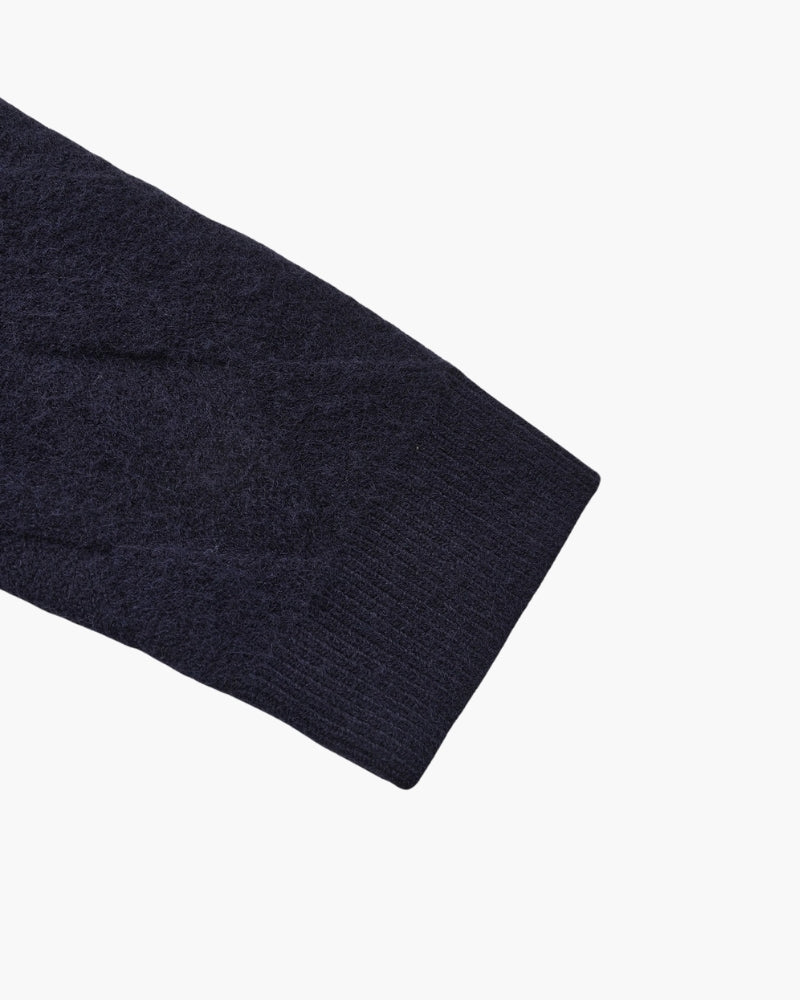 Cárdigan de punto con cremallera Heritage Diamond