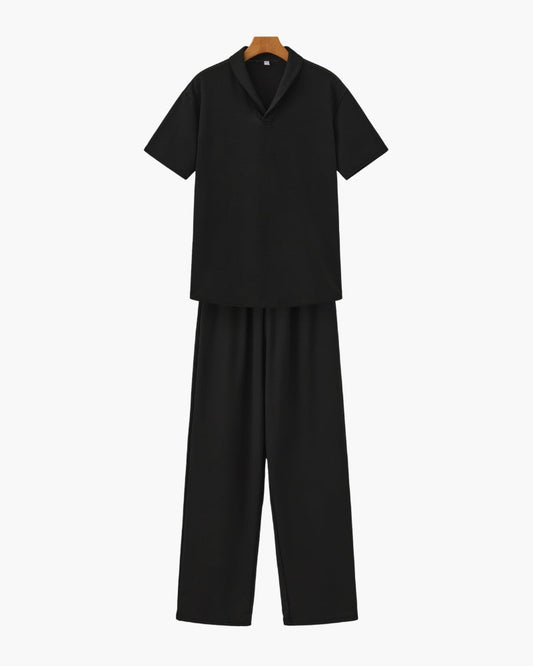 Conjunto de Polo y Pantalón de Algodón