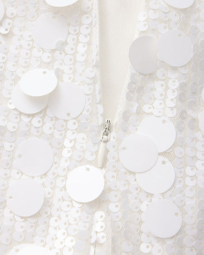 Vestido corto de fiesta con lentejuelas