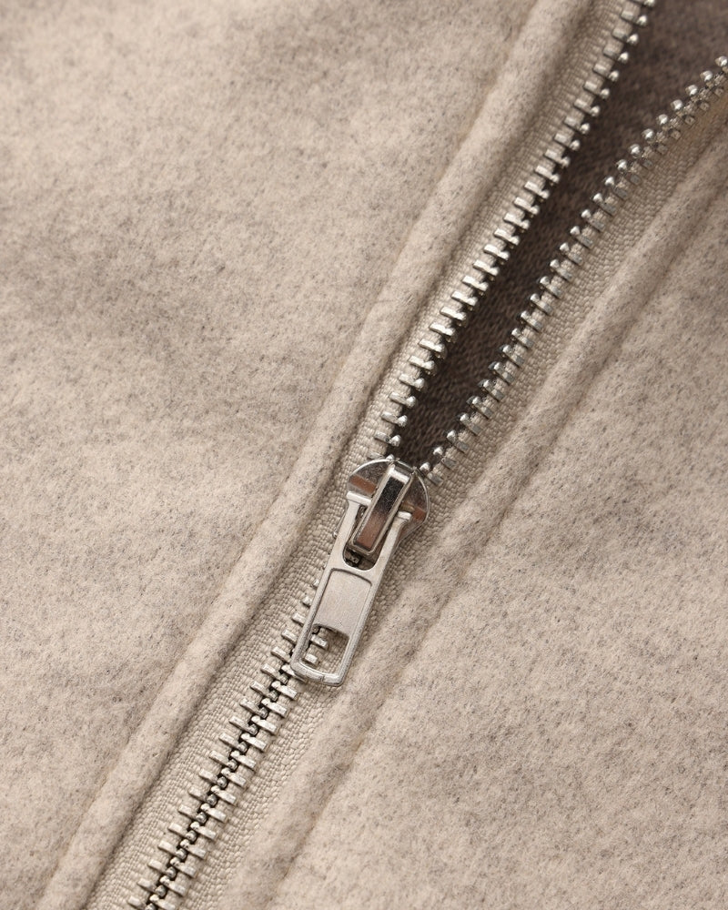 Gabardina con cremallera de lana Marlow