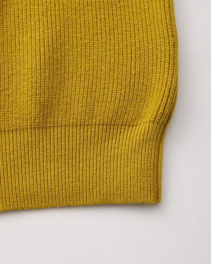 Suéter de punto con media cremallera refinado