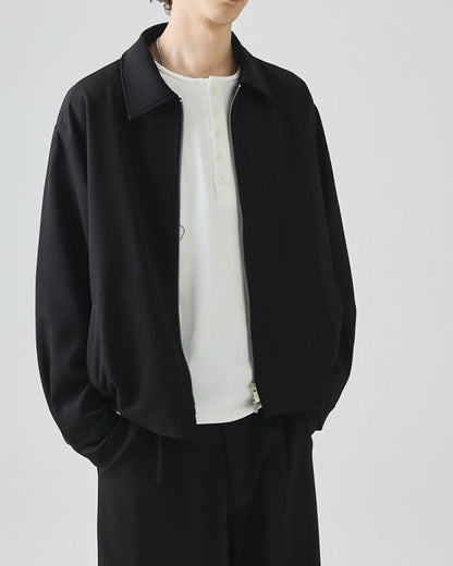 ChaquetaMinimalista con Cremallera