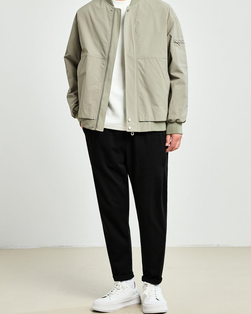 Chaqueta Bomber Minimalista