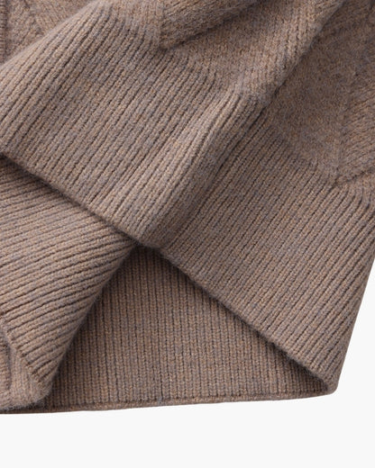 Cárdigan de punto con cremallera Heritage Diamond