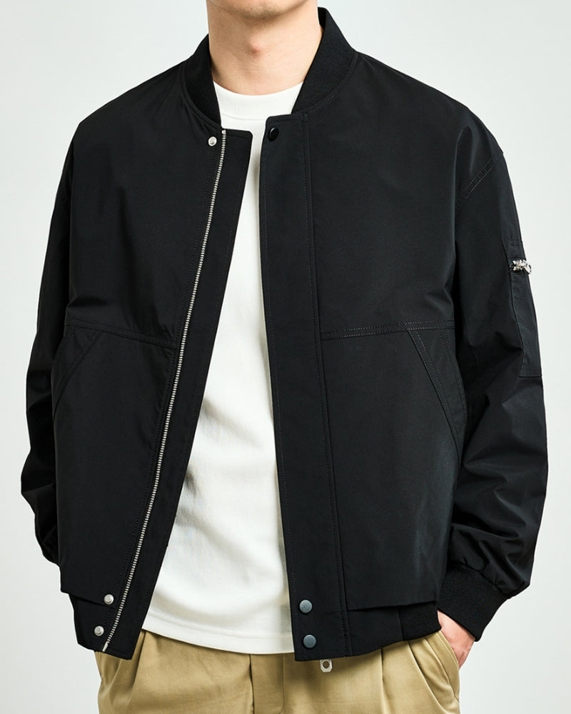 Chaqueta Bomber Minimalista