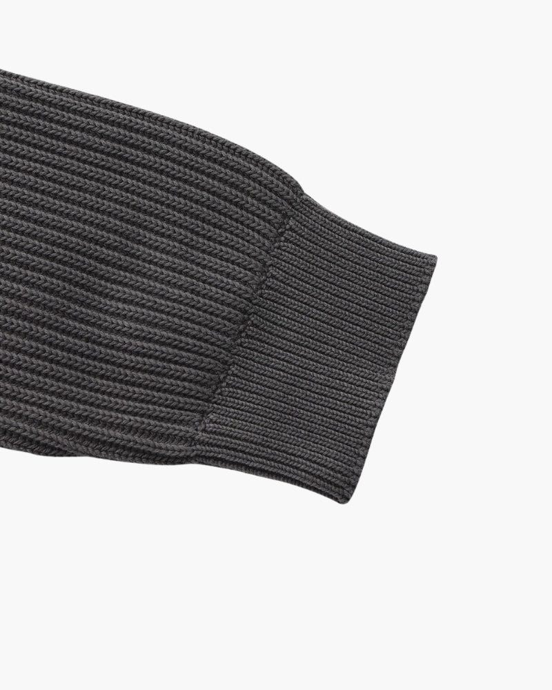 Cuello Redondo de Punto de Costilla