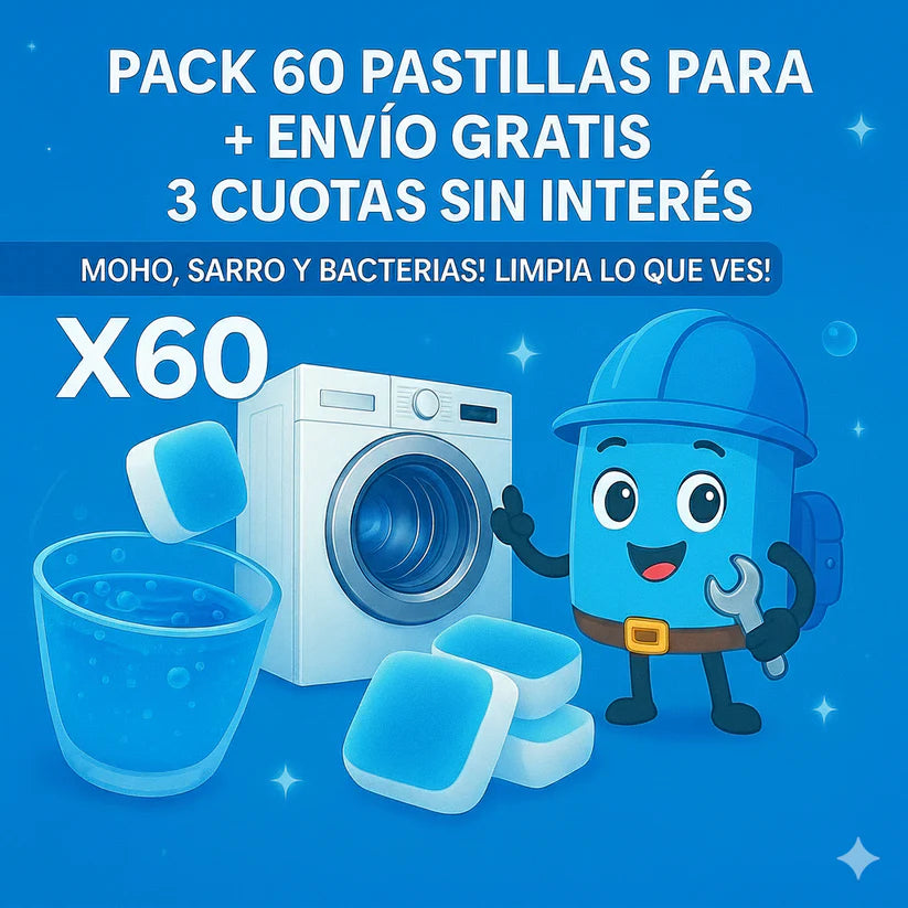 Pack Pastillas Limpiadoras - Pack 60