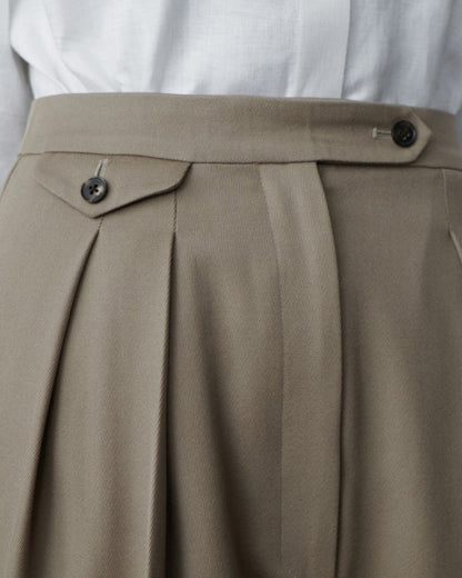 Pantalón de lana de corte oversize