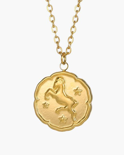 Collar de signo zodiacal - Oro